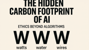 The Hidden Carbon Footprint of AI: Ethics Beyond Algorithms
